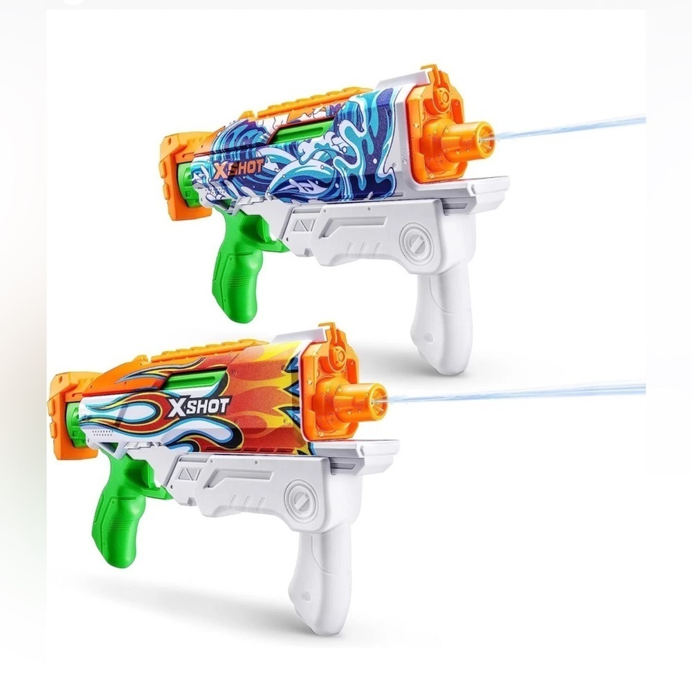 Zuru X-Shot Fast-Fill Water Blaster - White, Blue, and Orange 2 PCs - Picture 3 of 7